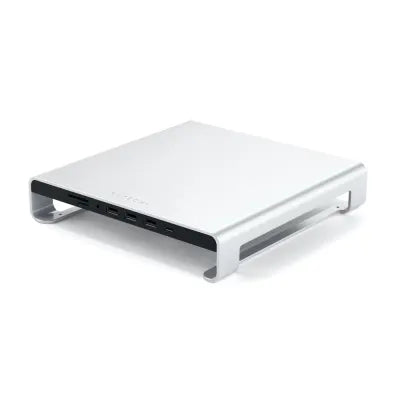 Satechi USB-C Aluminium Monitor Stand Hub For IMac (Silver) - Digital3d.com.au